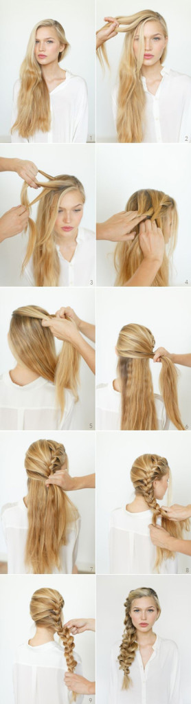Romantic-Hairstyle-Ideas-and-Tutorials-Side-Braids